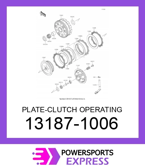 Plate Clutch Operating Fits Kawasaki Motorcycle