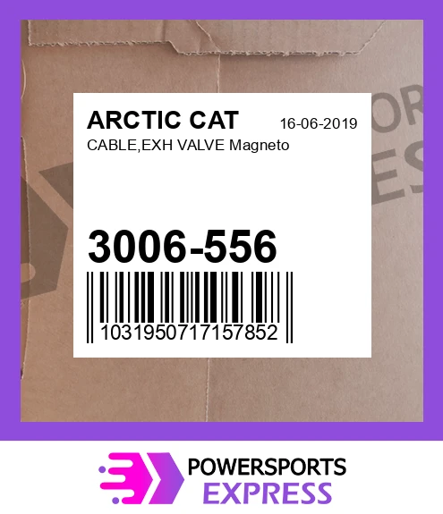 3006-556 CABLE,EXH VALVE Magneto fits ARCTIC CAT