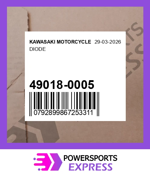 49018-0005 DIODE fits KAWASAKI MOTORCYCLE
